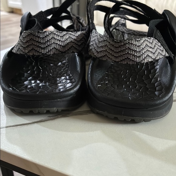 Chaco Black Adventure Sandals with Adjustable Straps - Picture 4 of 7